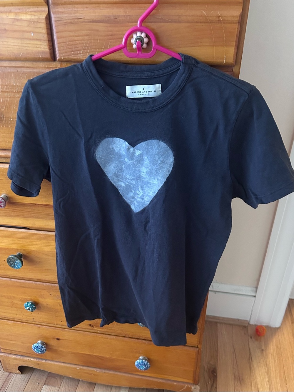 Imogene + Willie heart graphic tee